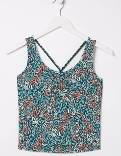 Elowen Print Crop Top