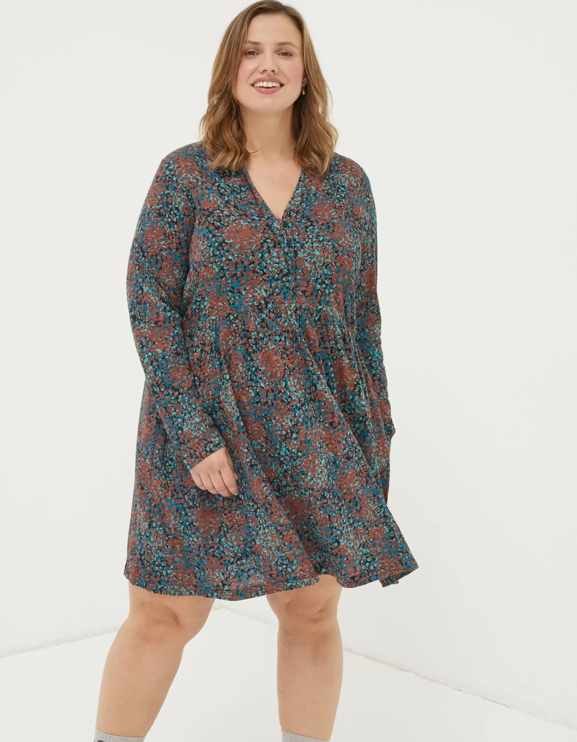 Elsie Textured Jersey Dress