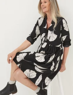 Elsie Twilight Leaves Dress