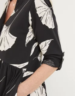 Elsie Twilight Leaves Dress