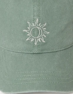 Embroidered Sun Cap