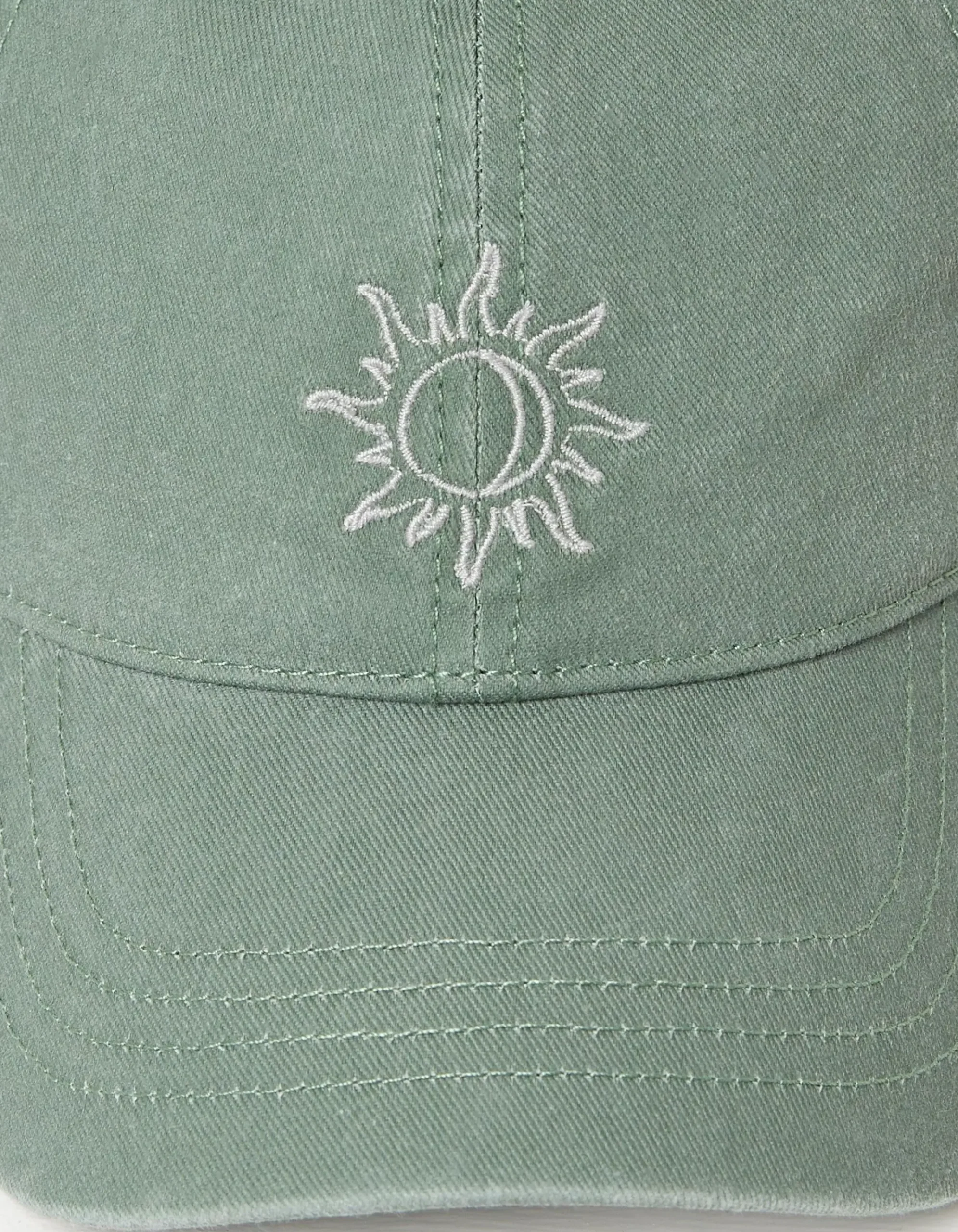 Embroidered Sun Cap