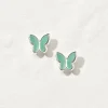Enamel Butterfly Studs