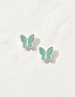 Enamel Butterfly Studs