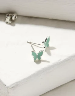 Enamel Butterfly Studs