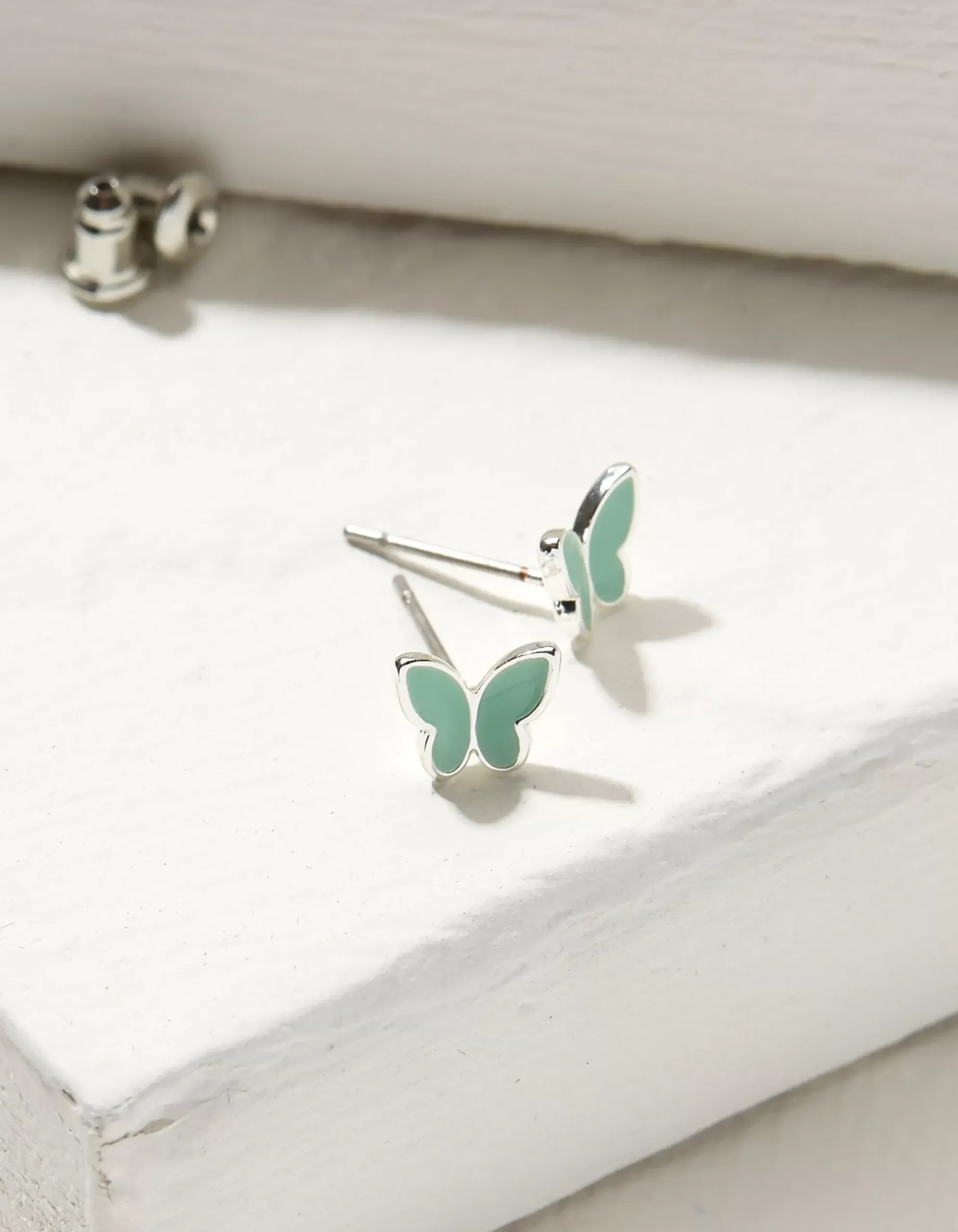 Enamel Butterfly Studs