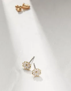 Enamel Daisy Studs