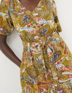 Estelle Paisley Midi Tea Dress