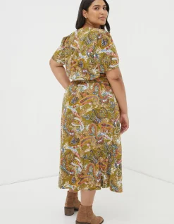 Estelle Paisley Midi Tea Dress