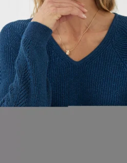 Estelle V Neck Sparkle Jumper