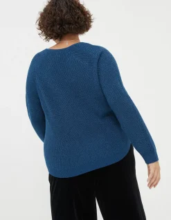 Estelle V Neck Sparkle Jumper