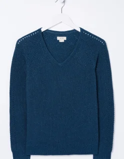 Estelle V Neck Sparkle Jumper