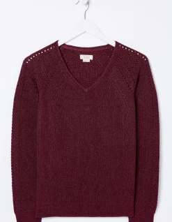 Estelle V Neck Sparkle Jumper