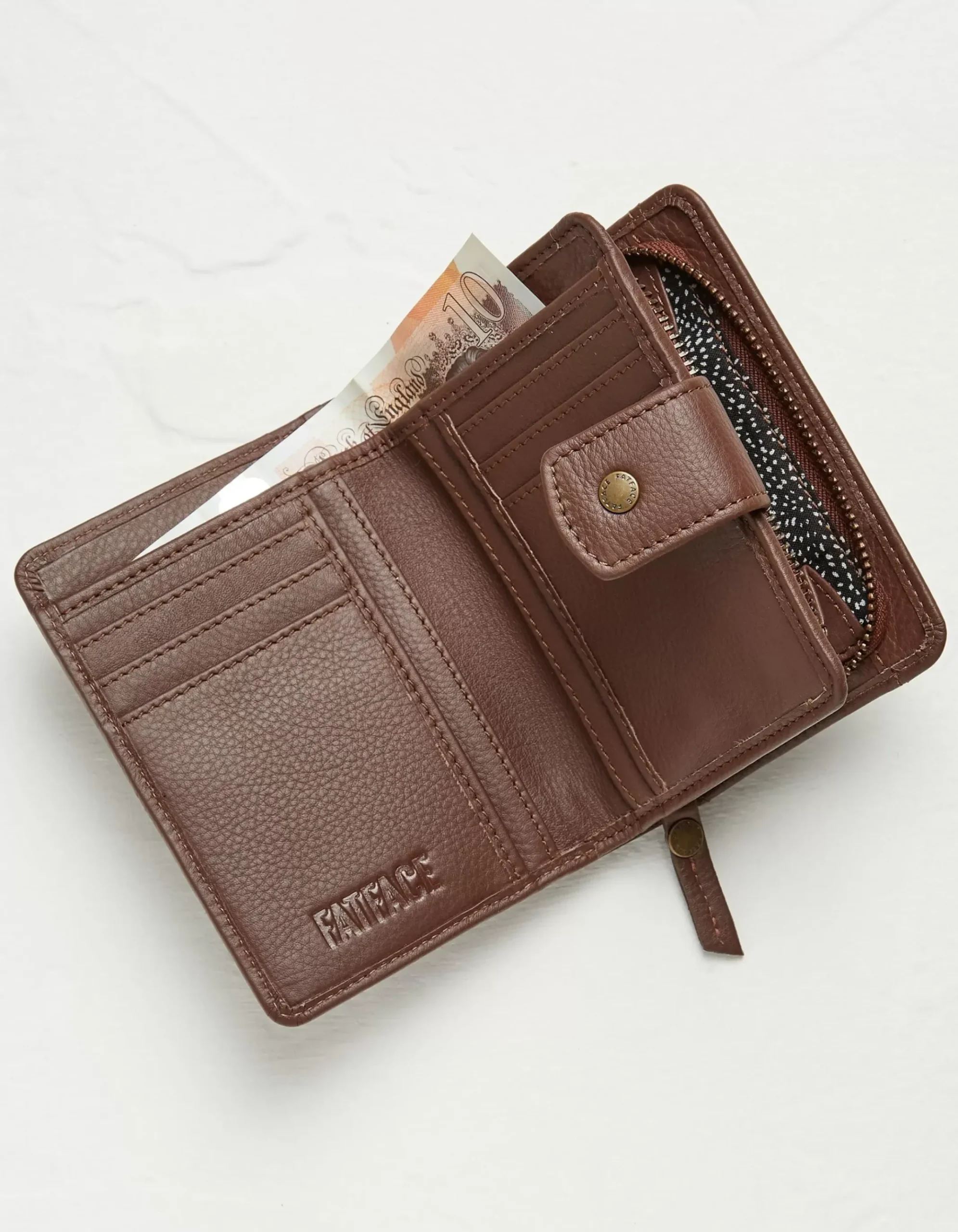 Etta Leather Zip Purse