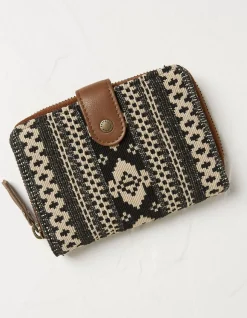 Etta Woven Foldover Purse