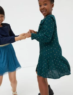 Evie Foil Star Dress
