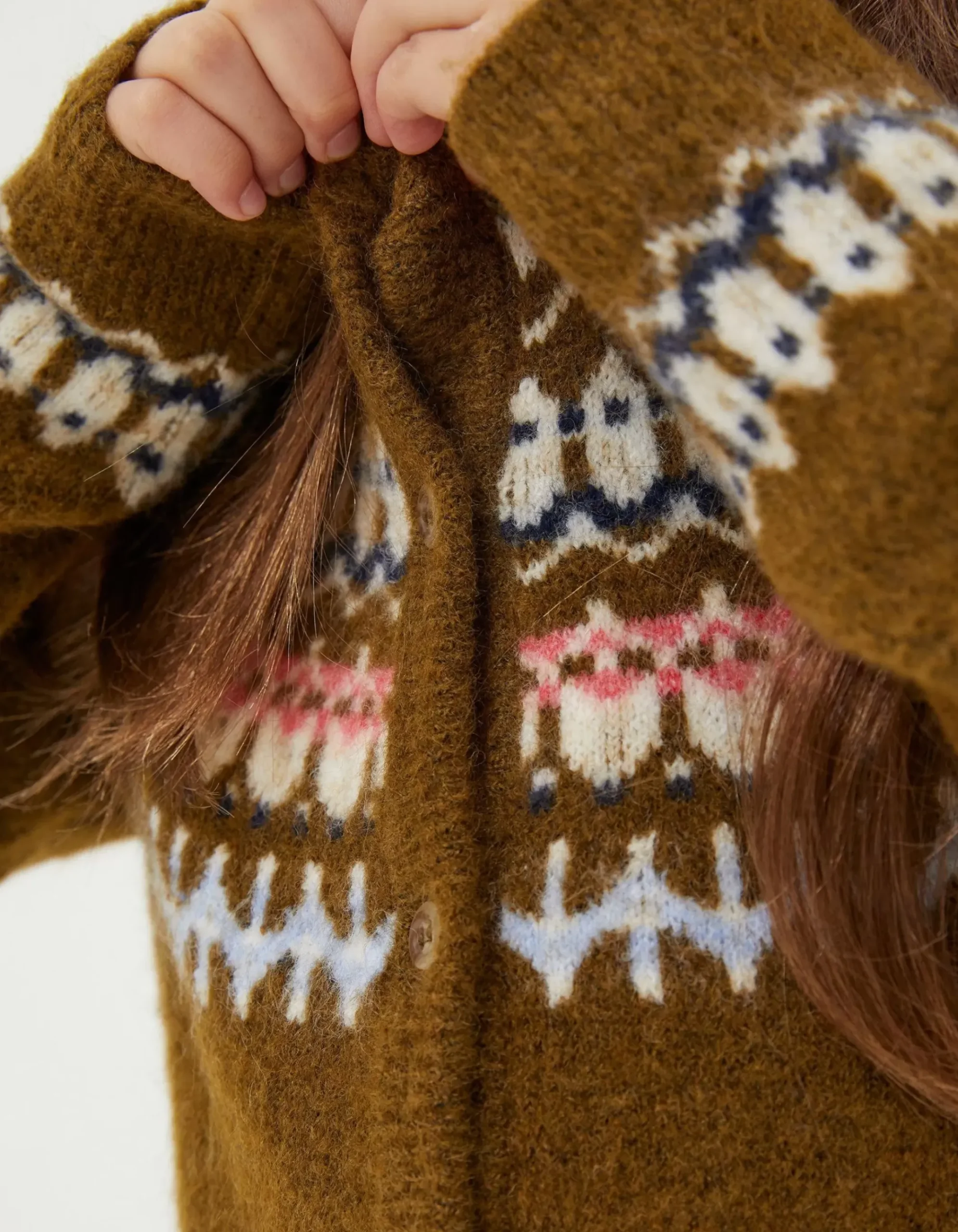 Fairisle Detail Cardigan