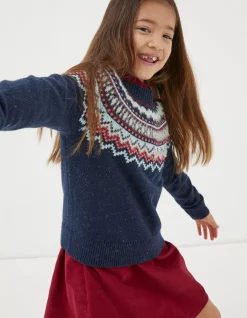 Fairisle Knitted Crew Neck Jumper