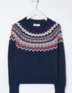 Fairisle Knitted Crew Neck Jumper
