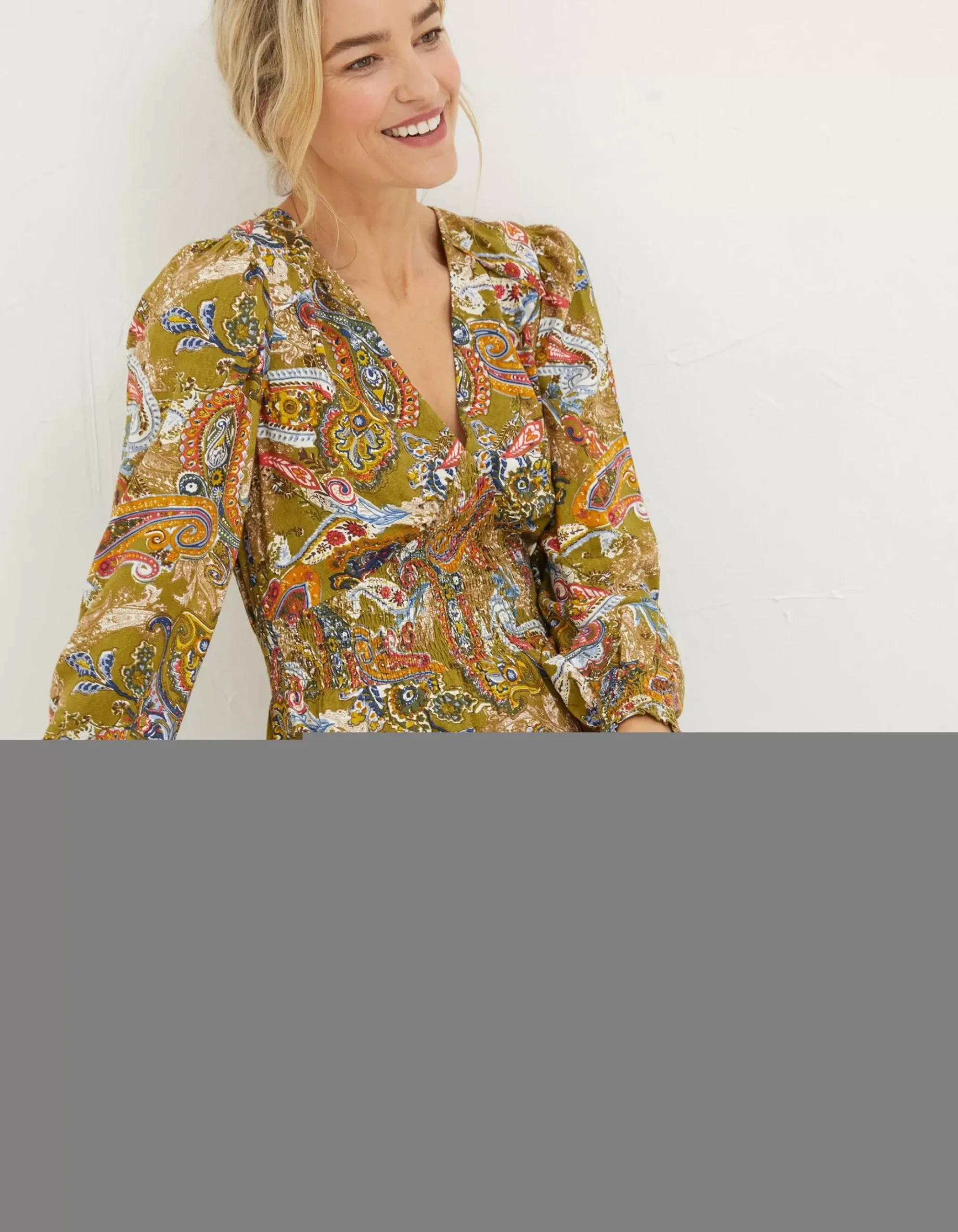 Farah Prairie Paisley Dress
