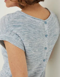 Faye Button Back Top