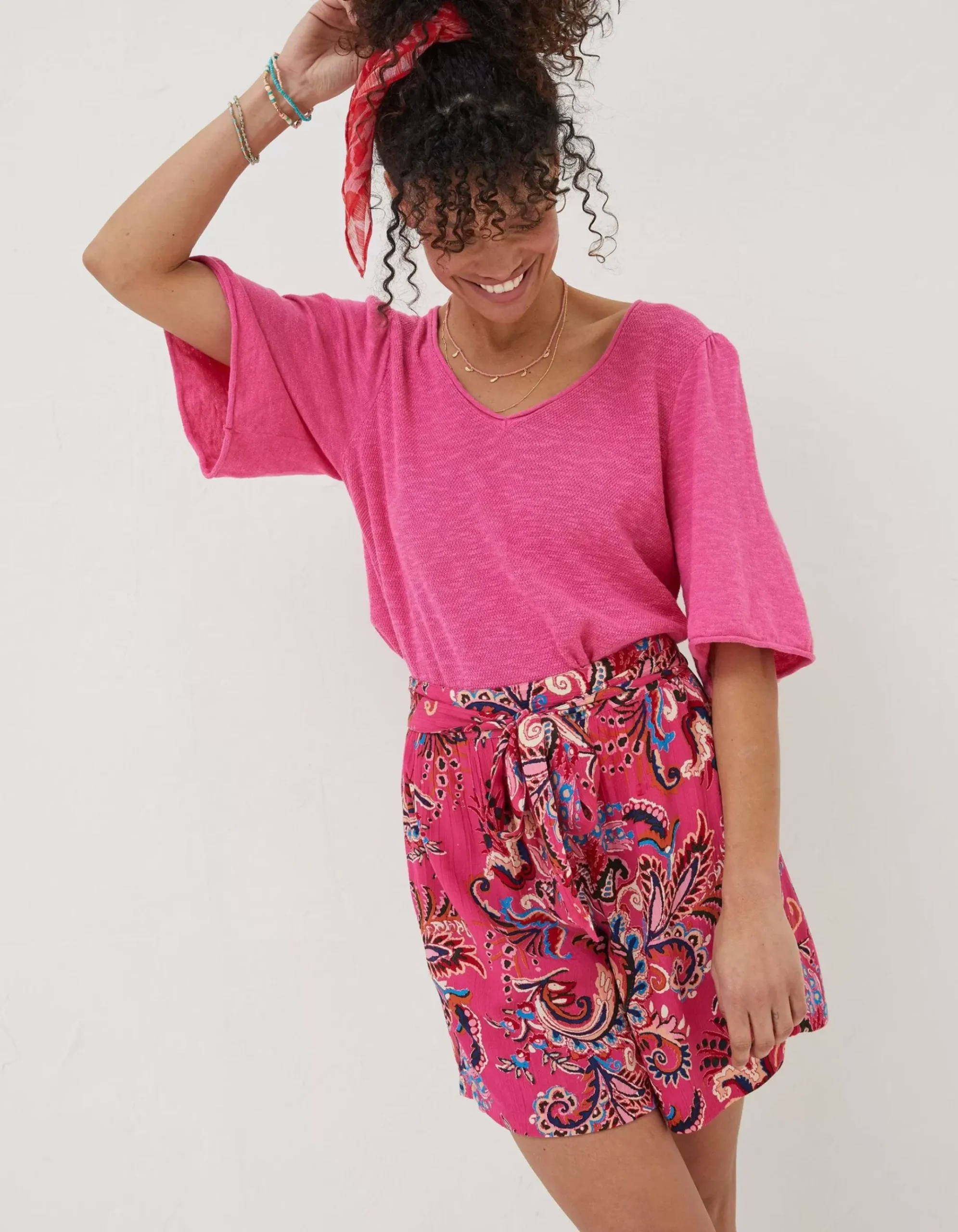 Faye Festival Floral Shorts