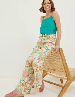 Faye Paradise Floral Wide Leg Trouser