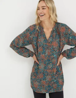 Faye Textured Spot Tunic