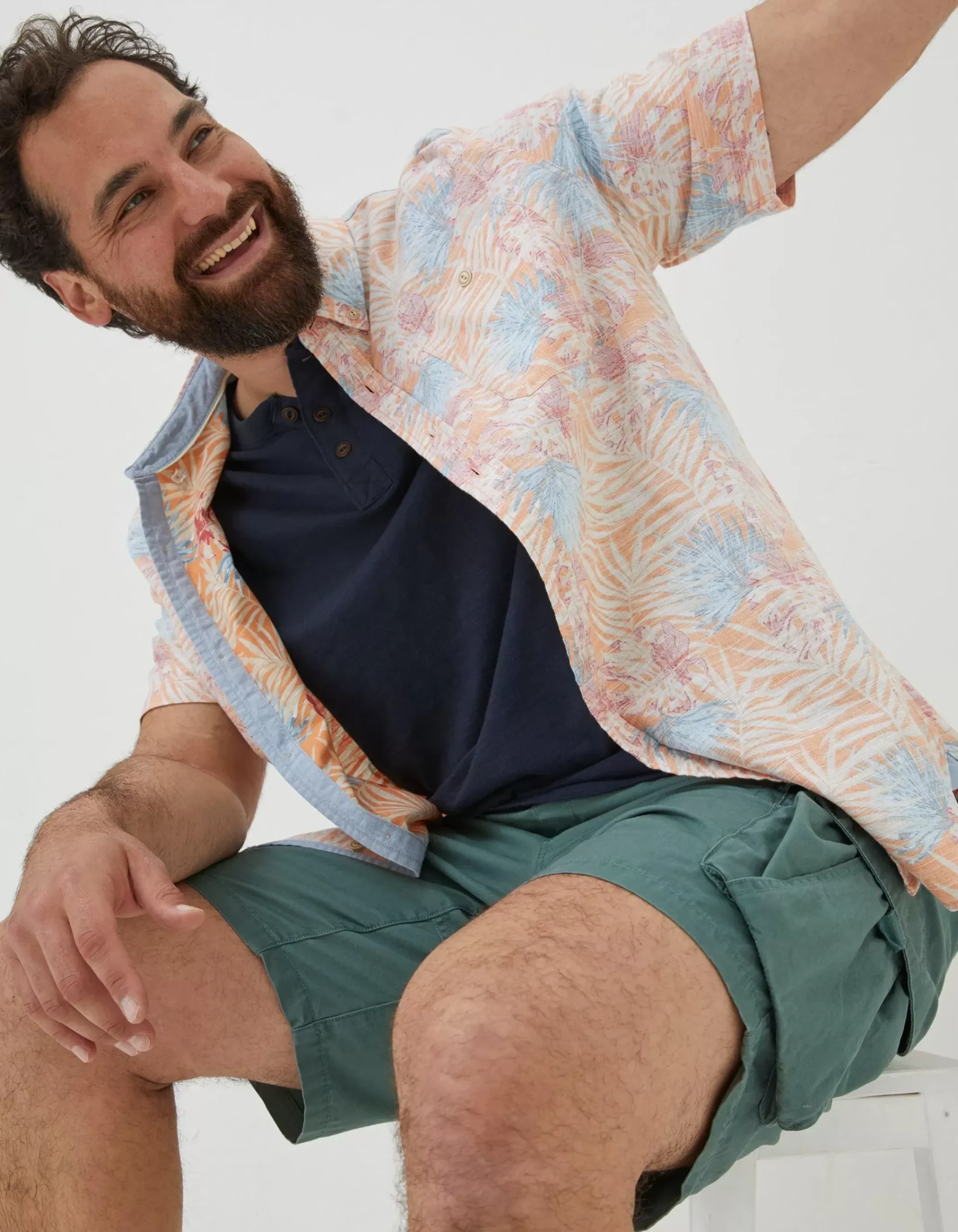 Fently Palm Print Shirt