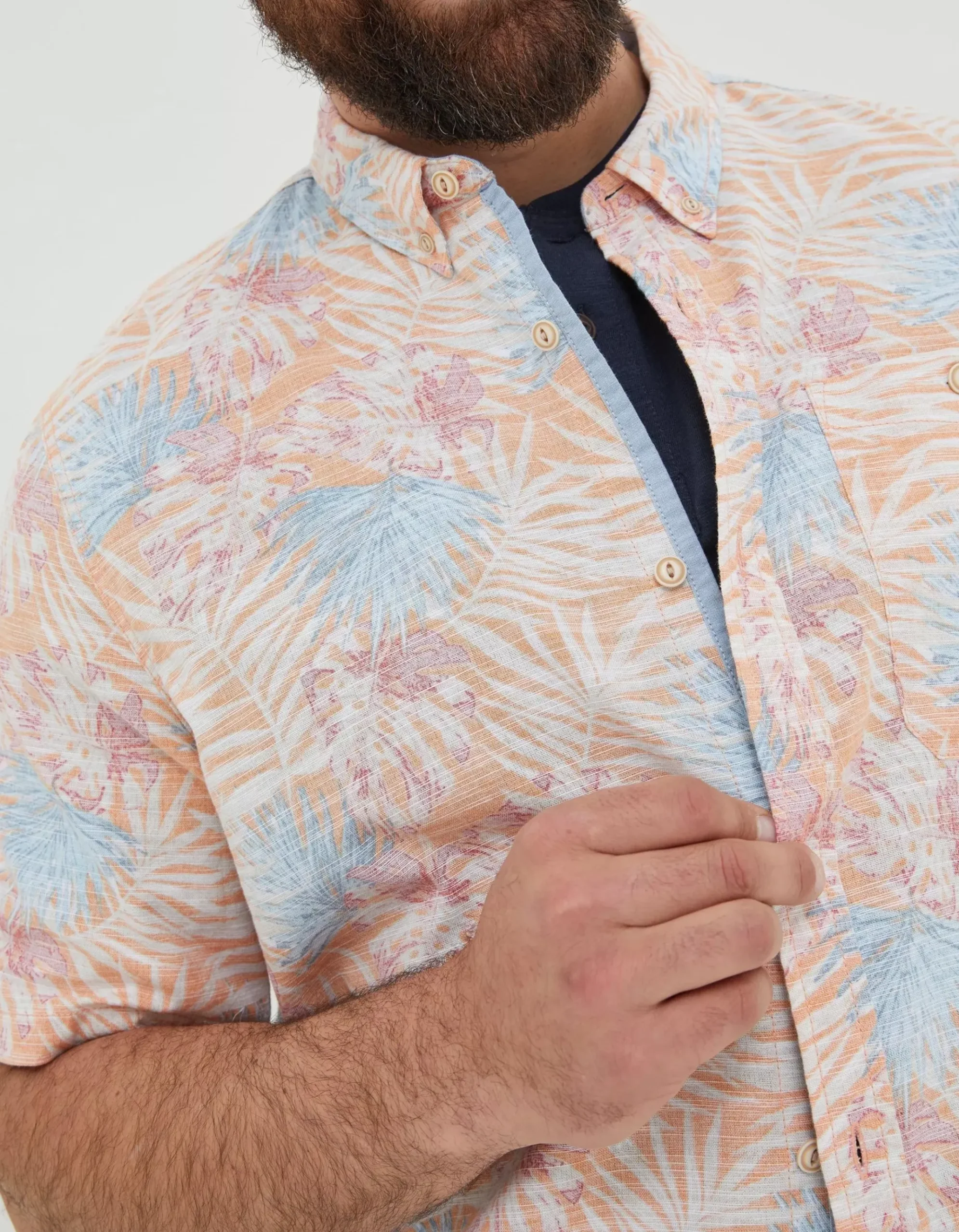 Fently Palm Print Shirt