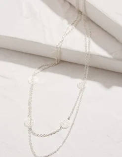 Filagree Disc Necklace