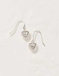 Filagree Heart Earrings