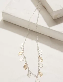 Filagree Leaf Necklace