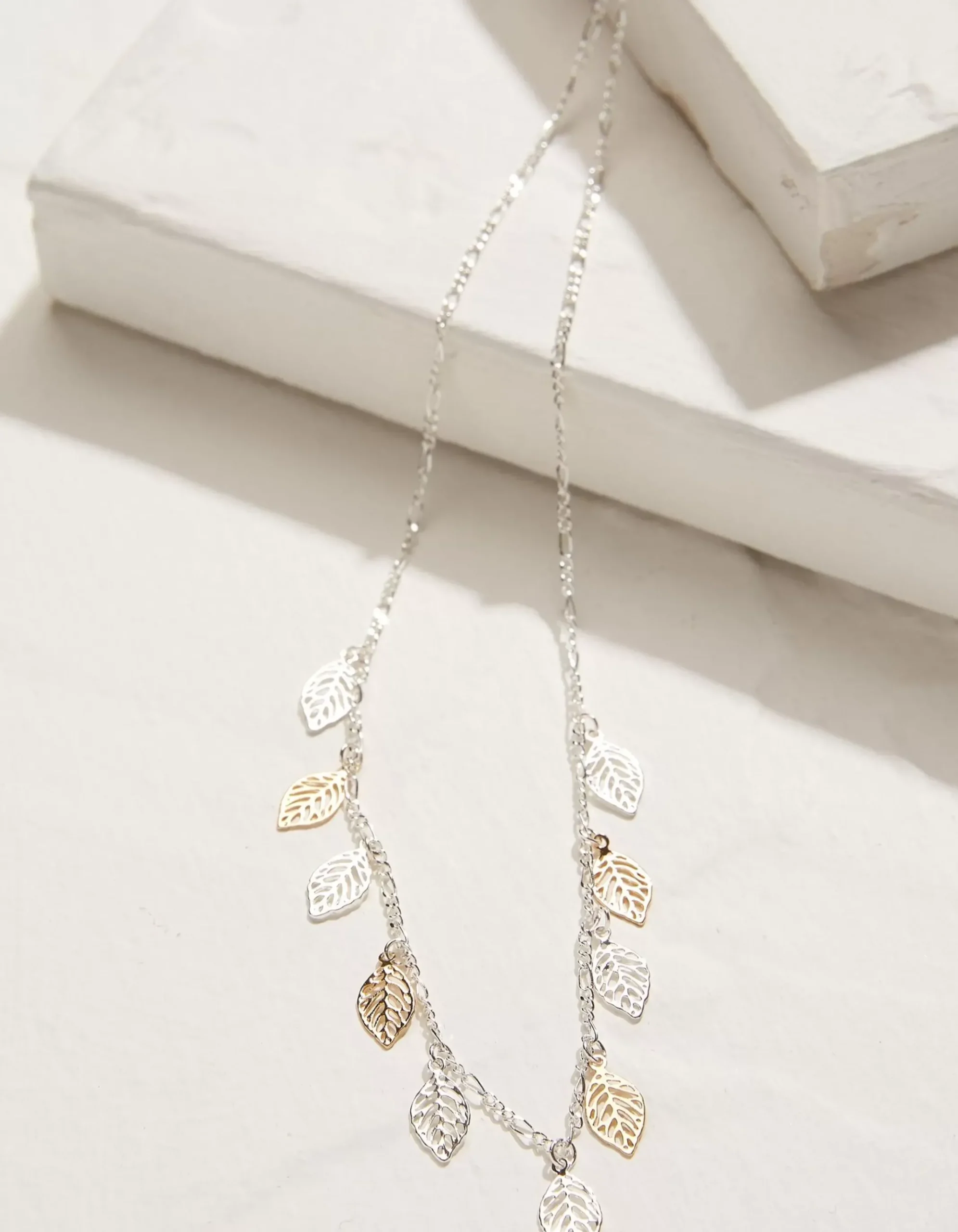 Filagree Leaf Necklace