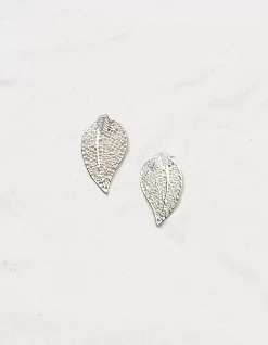 Filagree Leaf Studs