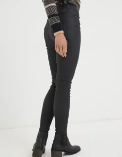 Five Pocket Coated Jegging