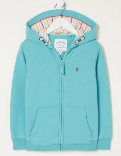 Flamingo Sweat Zip Through Hoodie