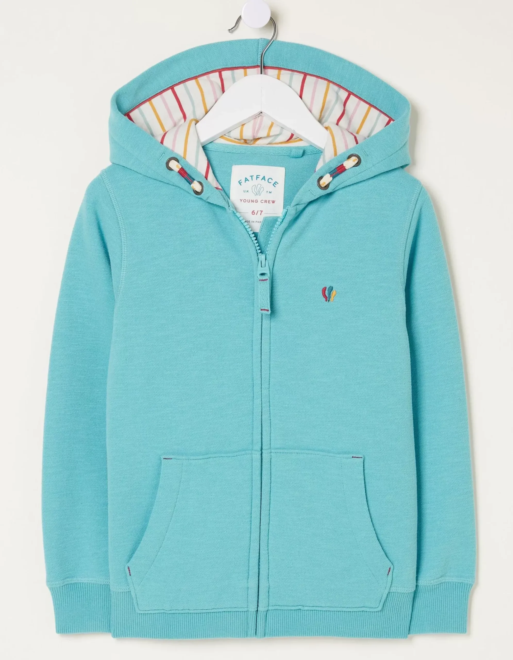 Flamingo Sweat Zip Through Hoodie