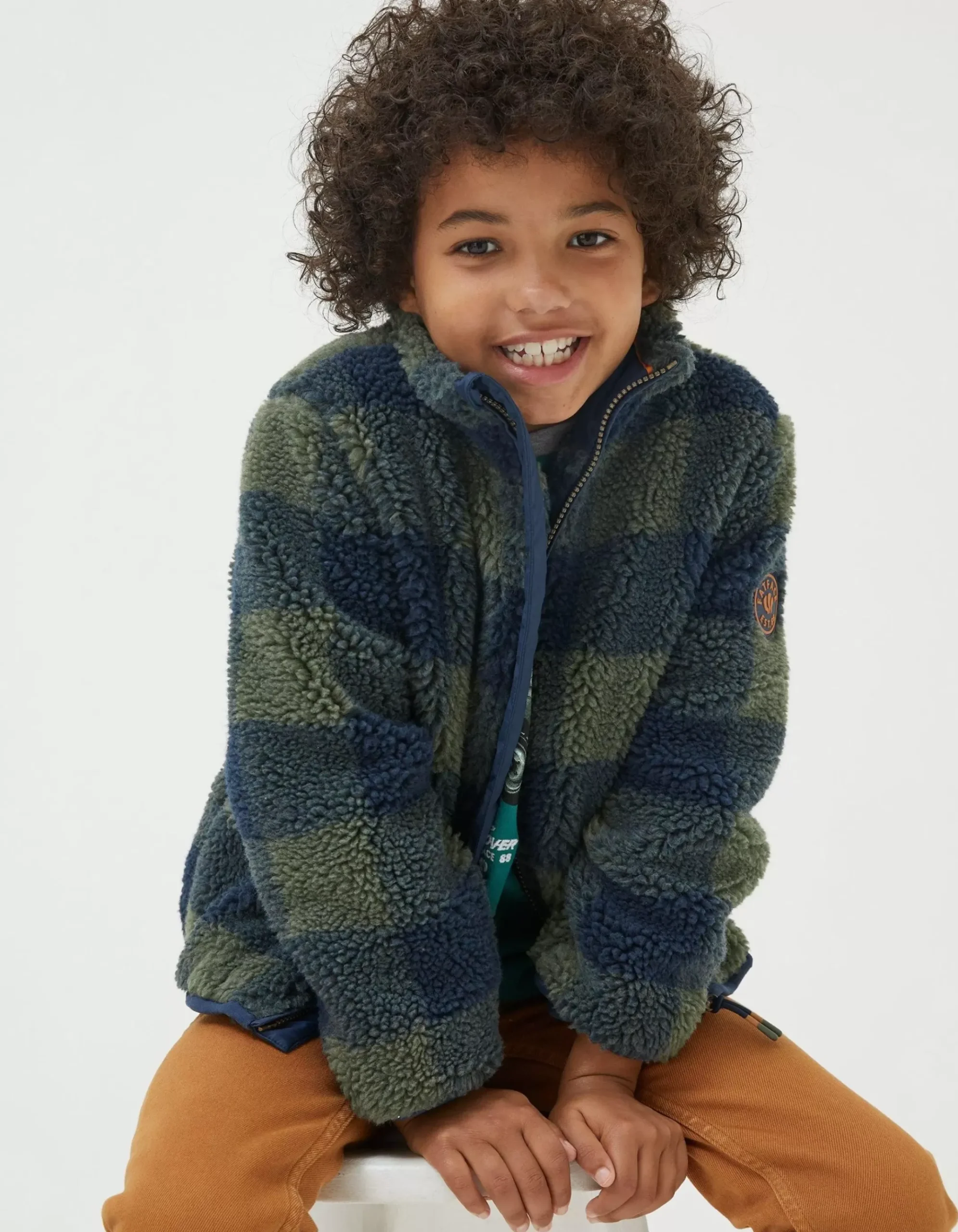 Fleece Check Jacket