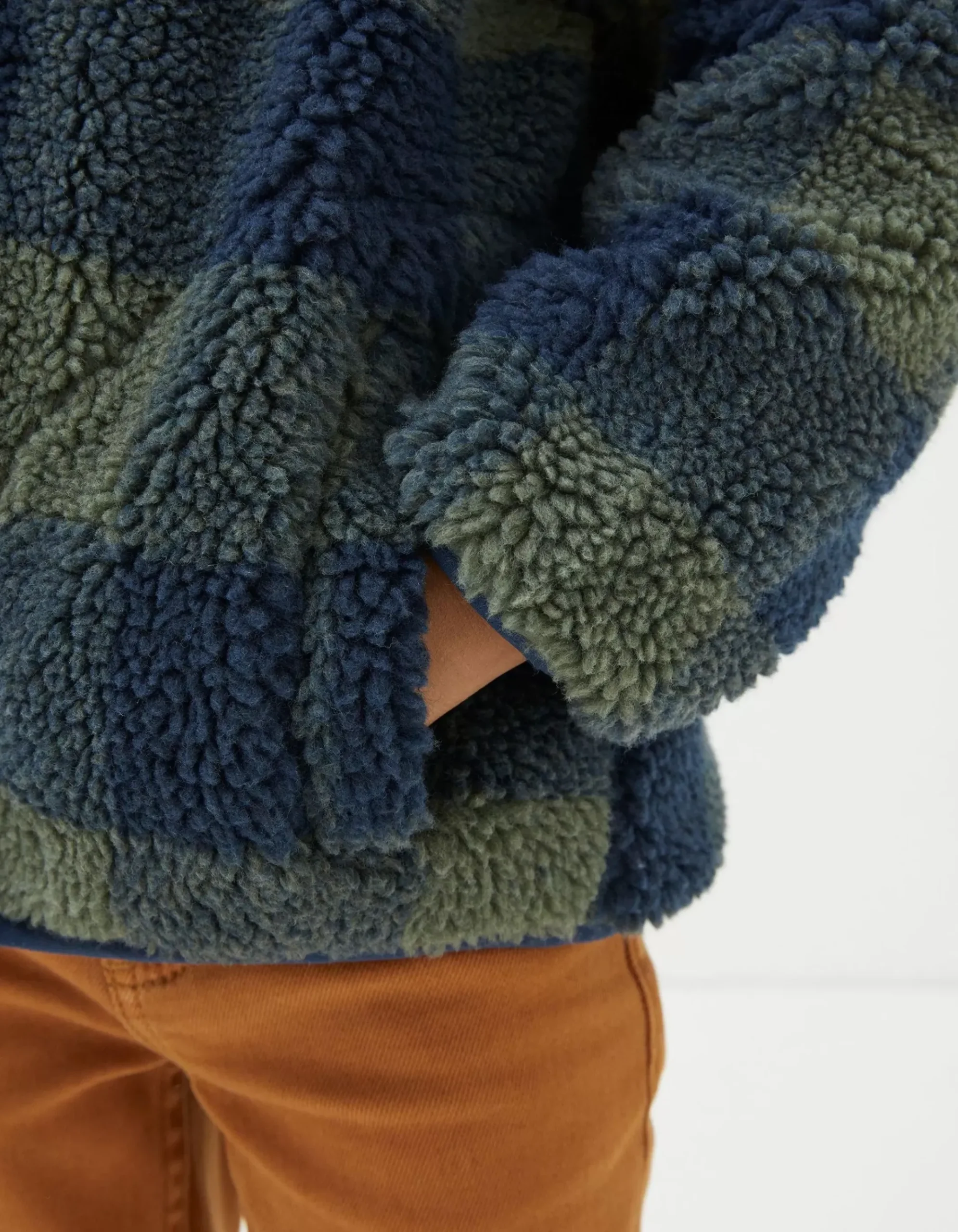 Fleece Check Jacket