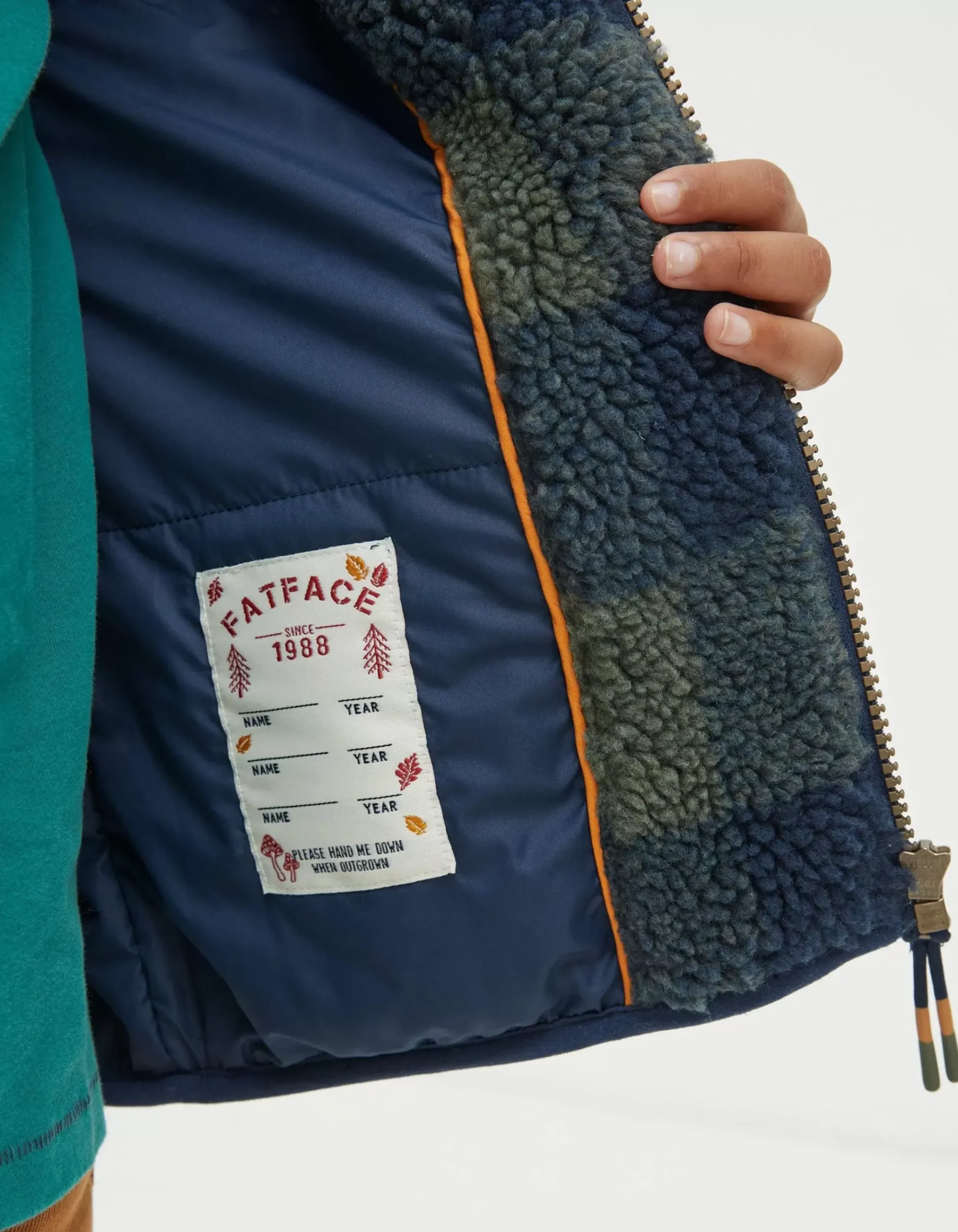 Fleece Check Jacket