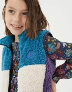 Fleece Colourblock Gilet