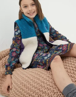 Fleece Colourblock Gilet