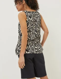 Flora Paint Stroke Vest