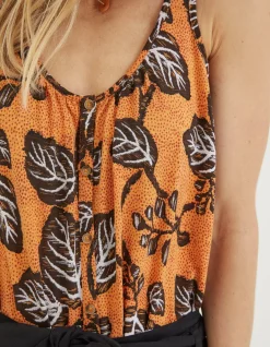 Flora Vine Floral Vest