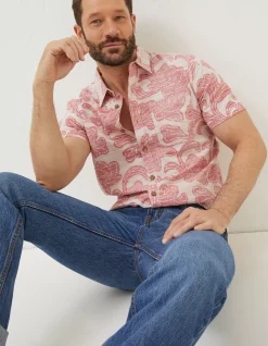 Floral Block Print Shirt