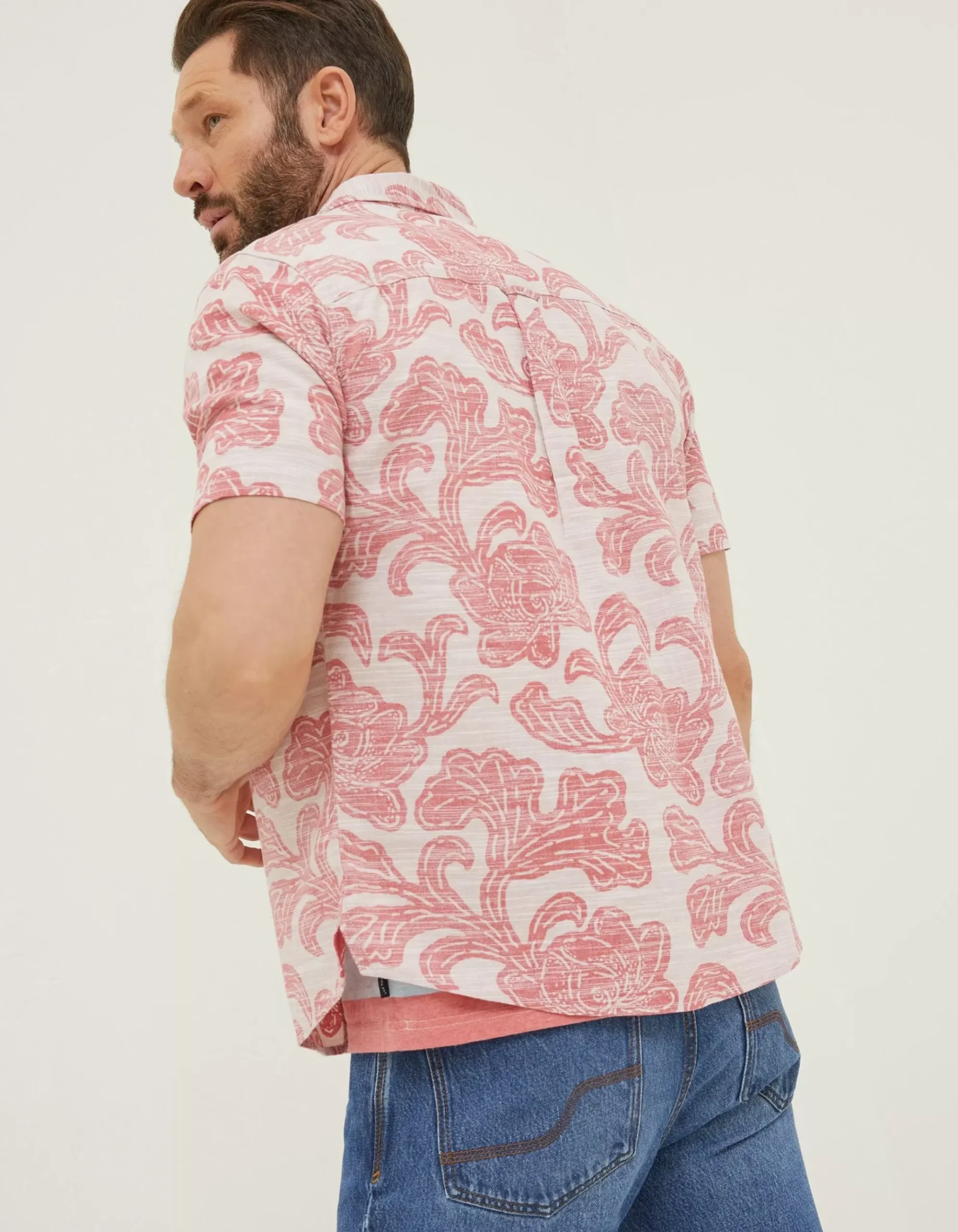 Floral Block Print Shirt
