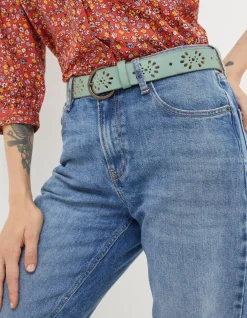 Floral Laser Cut Belt