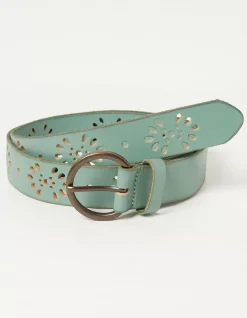 Floral Laser Cut Belt