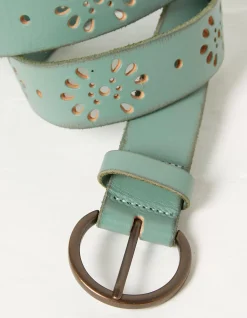 Floral Laser Cut Belt